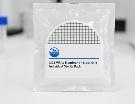 [GMCE4745BS] MCE Black Membrane / White Grid Individual Sterile Pack 47mm 0.45µm